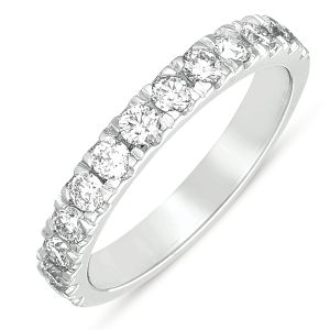 White Gold Matching Band White Gold Matching Band