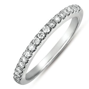 White Gold Matching Band White Gold Matching Band