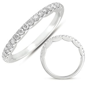 White Gold Matching Band White Gold Matching Band