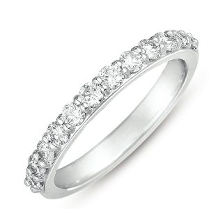 White Gold Matching Band White Gold Matching Band