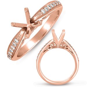 Rose Gold Semi Mounting