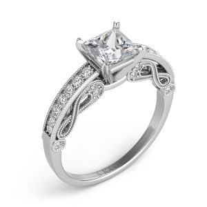 White Gold Engagement Ring White Gold Engagement Ring
