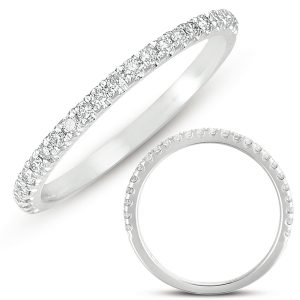 White Gold Matching Band White Gold Matching Band