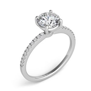 Palladium Engagement Ring