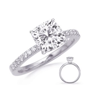 White Gold Engagement Ring. White Gold Engagement Ring.