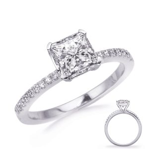 White Gold Engagement Ring. White Gold Engagement Ring.