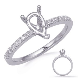 White Gold Engagement Ring
