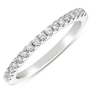 White Gold Matching Band White Gold Matching Band