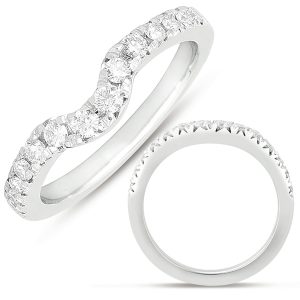 White Gold Wedding Band White Gold Wedding Band
