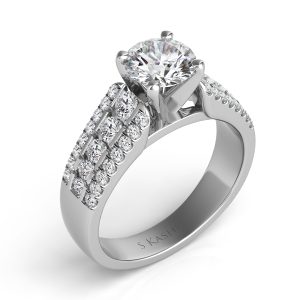 White Gold Engagement Ring White Gold Engagement Ring
