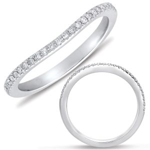 White Gold Matching Band White Gold Matching Band