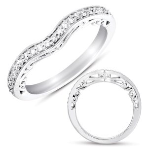 White Gold Matching Band White Gold Matching Band