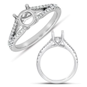 White Gold Semi Mounting