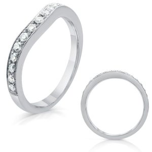 White Gold Wedding Band White Gold Wedding Band