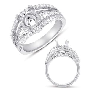 White Gold Semi Mounting White Gold Semi Mounting
