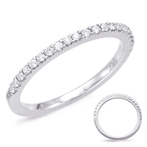 White Gold Matching Band White Gold Matching Band