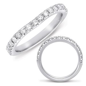 White Gold Wedding Band White Gold Wedding Band