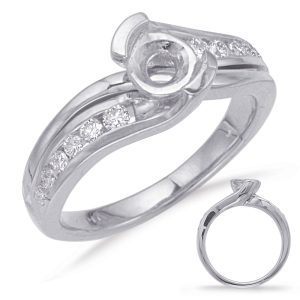 White Gold Engagement Ring White Gold Engagement Ring