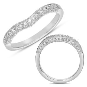White Gold Matching Band White Gold Matching Band
