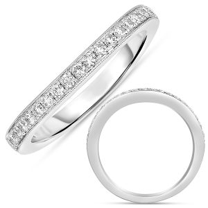 White Gold Wedding Band White Gold Wedding Band
