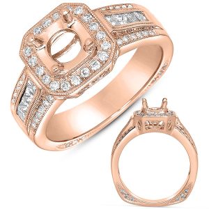 Rose Gold Engagement Ring