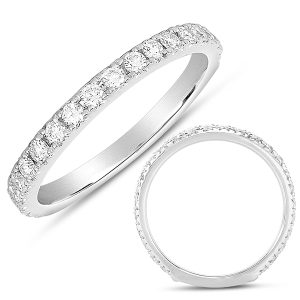 White Gold Wedding Band