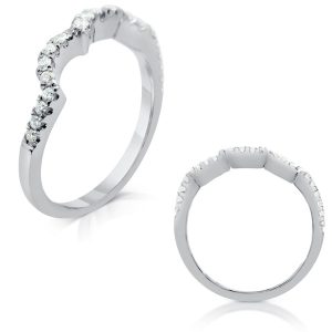 White Gold Matching Band White Gold Matching Band