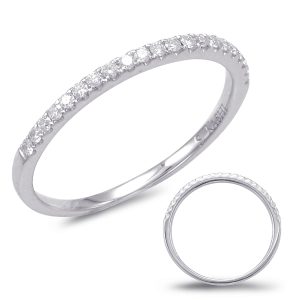White Gold Wedding Band