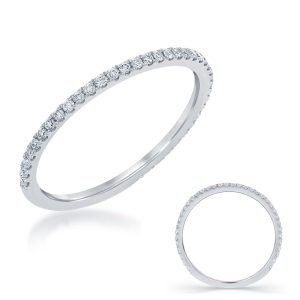 White Gold Wedding Band