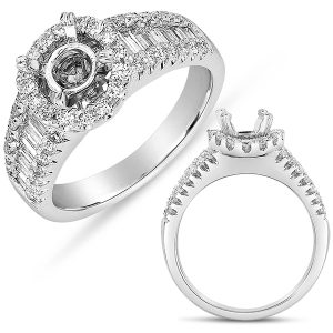 White Gold Engagement Ring White Gold Engagement Ring