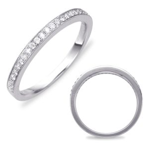 White Gold Wedding Band