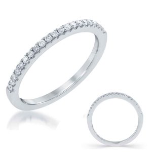White Gold Matching Band White Gold Matching Band