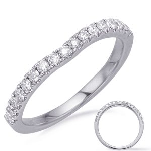 White Gold Wedding Band White Gold Wedding Band