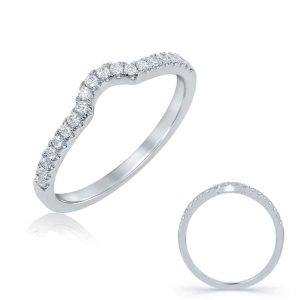 White Gold Wedding Band White Gold Wedding Band