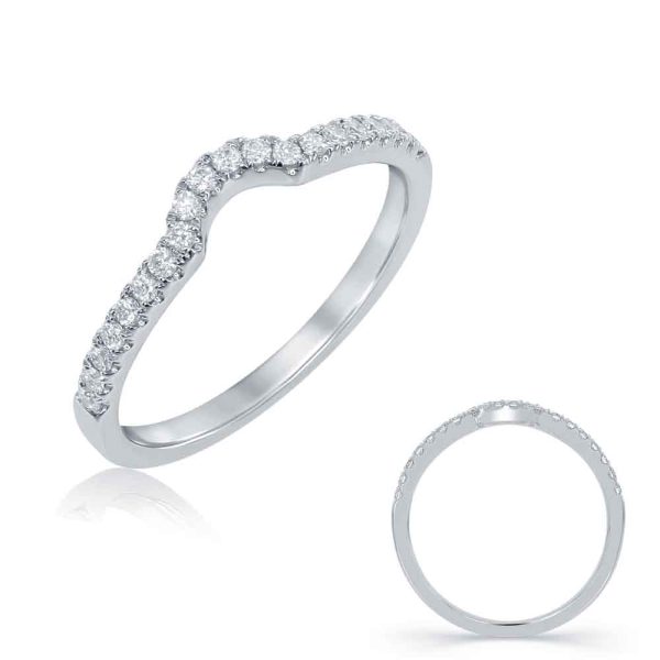 White Gold Wedding Band