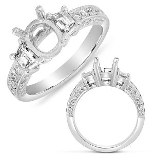 White Gold Engagement Ring White Gold Engagement Ring