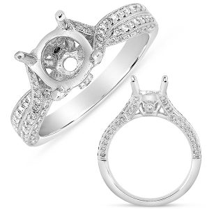 White Gold Engagement Ring