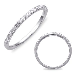 White Gold Matching Band White Gold Matching Band