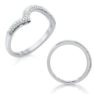White Gold Wedding Band White Gold Wedding Band