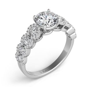 White Gold Engagement Ring White Gold Engagement Ring