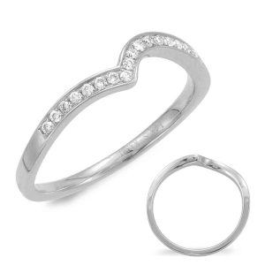 White Gold Wedding Band White Gold Wedding Band