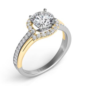 Palladium Engagement Ring