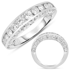 White Gold Wedding Band