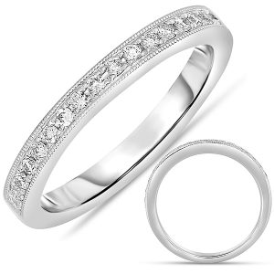 White Gold Wedding Band