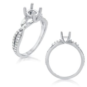 White Gold Engagement Ring