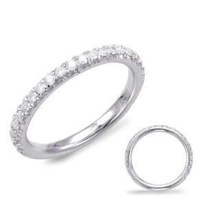 White Gold Matching Band White Gold Matching Band