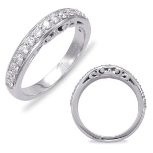 White Gold Wedding Band White Gold Wedding Band
