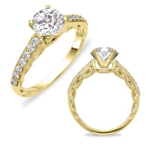 Yellow Gold Semi Mounting