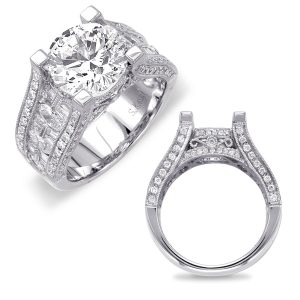 White Gold Engagement Ring White Gold Engagement Ring