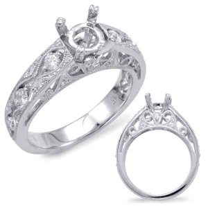 White Gold Engagement Ring White Gold Engagement Ring